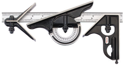 434 12 4r 12 Combination Set With Square Center And Reversible Protractor Head And Blade