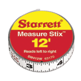 SM412W Measure Stix Steel Measuring Tape with adhesive backing