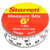 SM66ME Measure Stix Steel Measuring Tape with adhesive backing